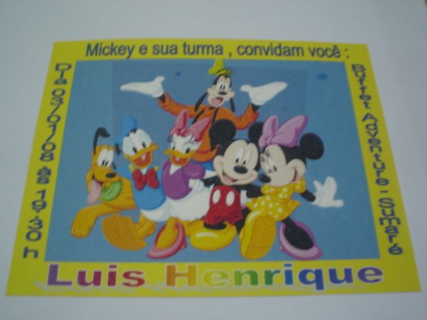 CONVITE MICKEY